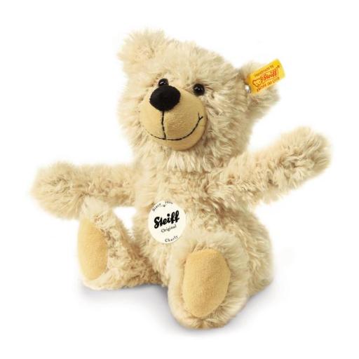 Charly Teddy - Soft Cuddly Friends - Beige - Red Brown